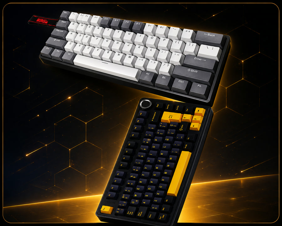 Teclados mecánicos y magnéticos competitivos